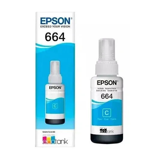 Kit 4 Tintas para Impresora Epson T664 70 Ml L110 L120 L200 L210 L300 L350