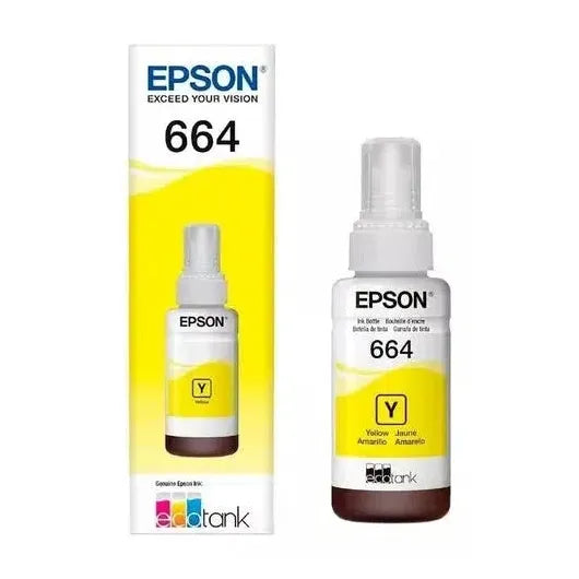 Kit 4 Tintas para Impresora Epson T664 70 Ml L110 L120 L200 L210 L300 L350