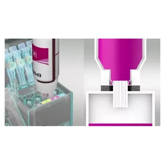 Tinta Epson Original T544 L1110 L3110 L3150 Ecofit Cmyk