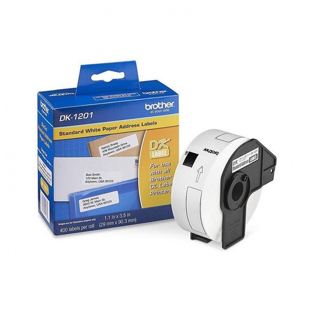BROTHER ETIQUETA PRE-CORTADA DK-1201, 400 ETIQUETAS