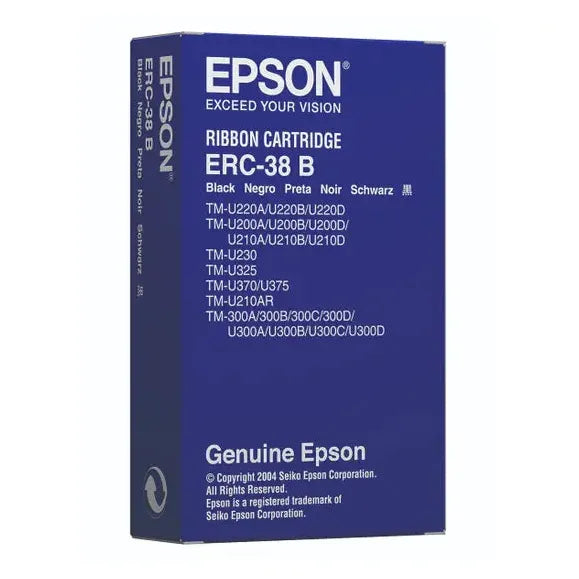 Cinta para Impresora Epson black fabric ribbon tmu tm it transferencia termica negro