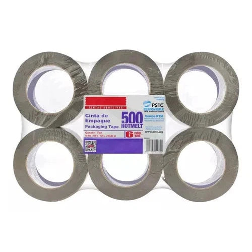 Cinta Adhesiva Empaque Navitek Hot Melt 48 Mm X 150 Mts 6 Pz