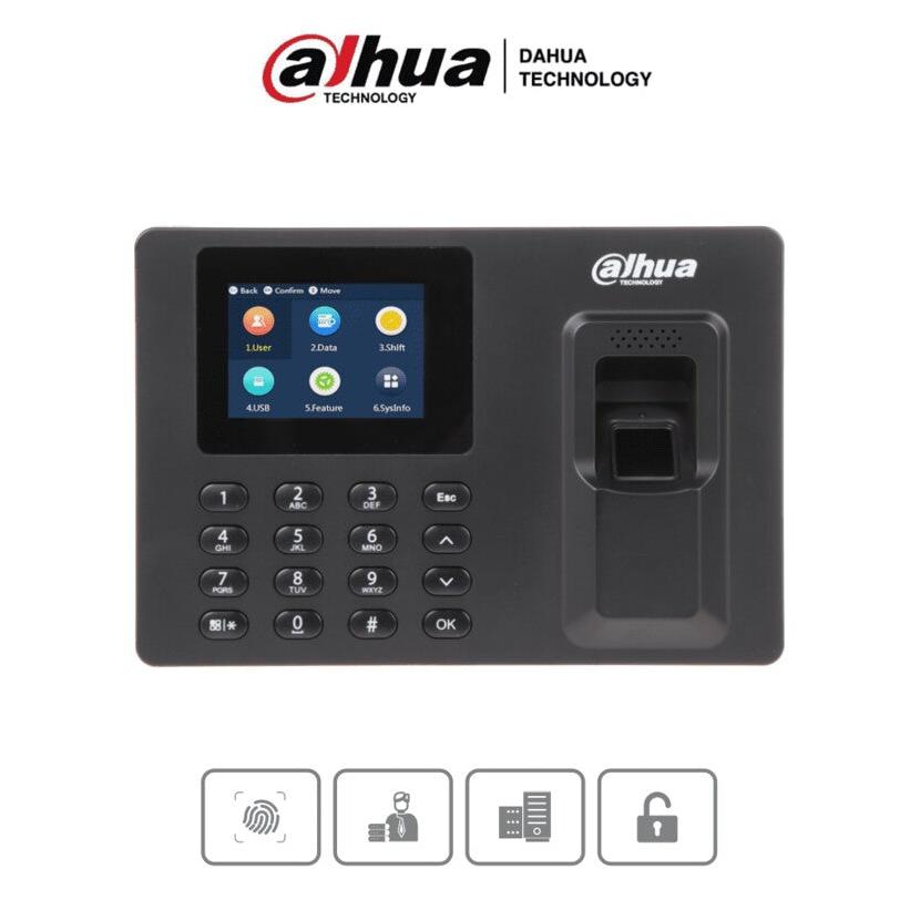 Dahua Control de Acceso y Asistencia Biométrico ASA1222E 1000 Usuarios/2000 Huellas USB