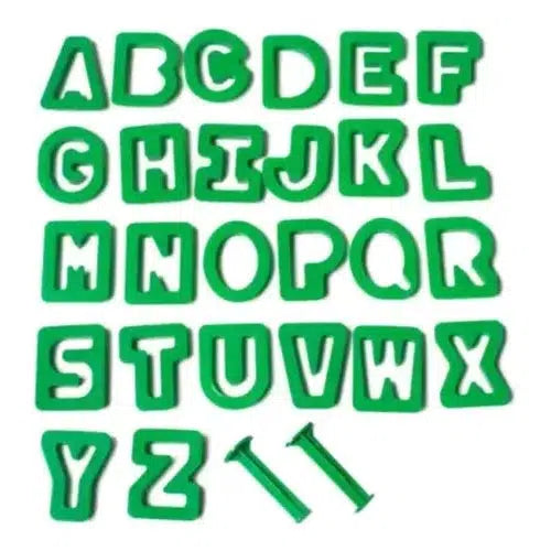 Moldes Para Pasta Francesa Plastilina Jovi Letras 28 Piezas
