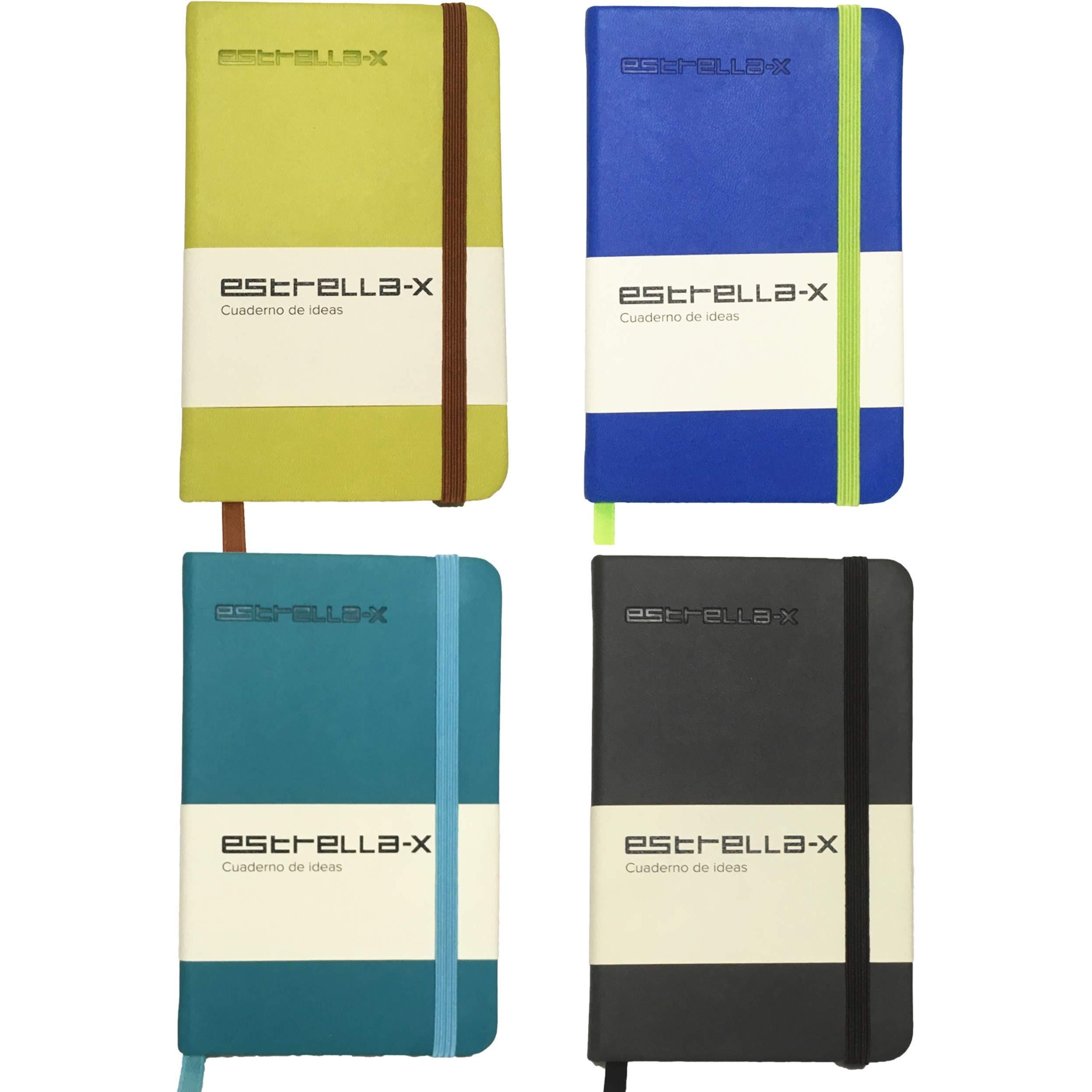 Cuaderno de Ideas Estrella 1/4 Pasta Dura 96 Hojas Birayado.