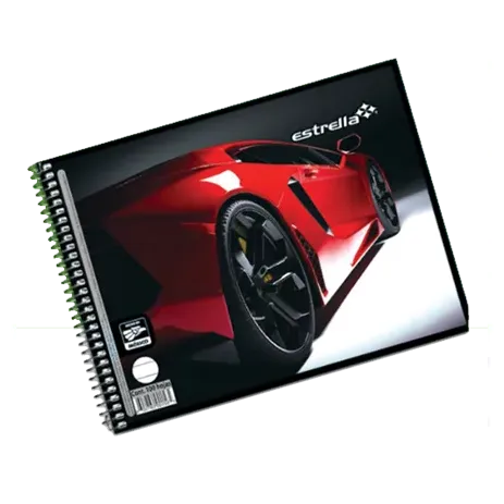 Estrella Cuaderno Forma Italiana de Raya, 100 Hojas