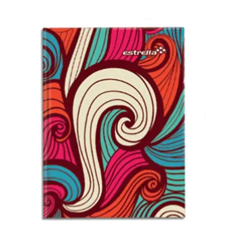 Estrella Cuaderno Pasta Dura Forma Francesa de Raya, 192 Hojas