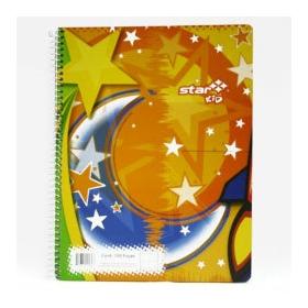 Estrella Cuaderno Profesional de Cuadro Grande 7mm, 100 Hojas, Diseño Star Kid