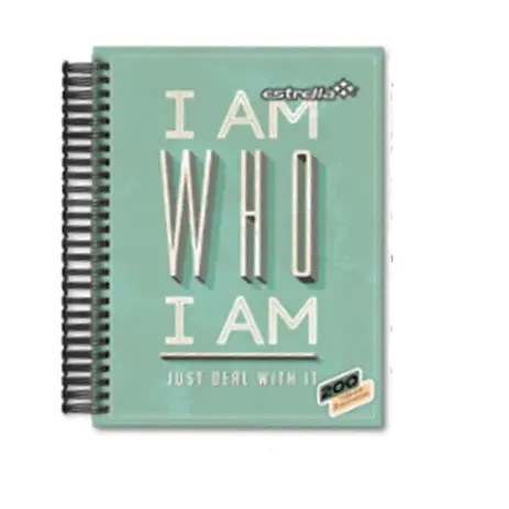 Estrella Cuaderno Profesional de Raya, con Doble Arrillo, 200 Hojas