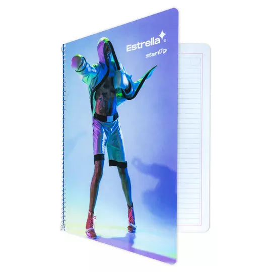 Cuaderno profesional star kid Estrella raya 100 hojas