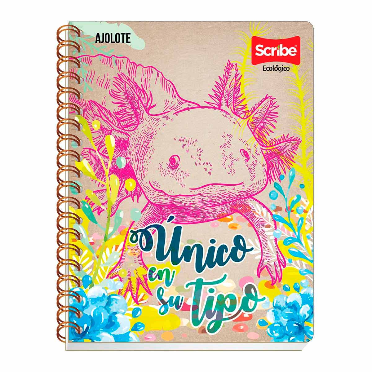 Cuaderno Scribe Doble Espiral Profesional Raya 100H Ecológico Modelo 24P