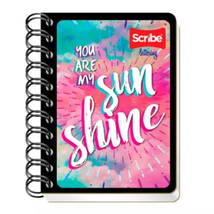 Cuaderno Scribe Pocket 2700 Tipo Pocket Pasta Semi-Rígida Papel Bond Doble Espiral Raya 80 Hoja(s)