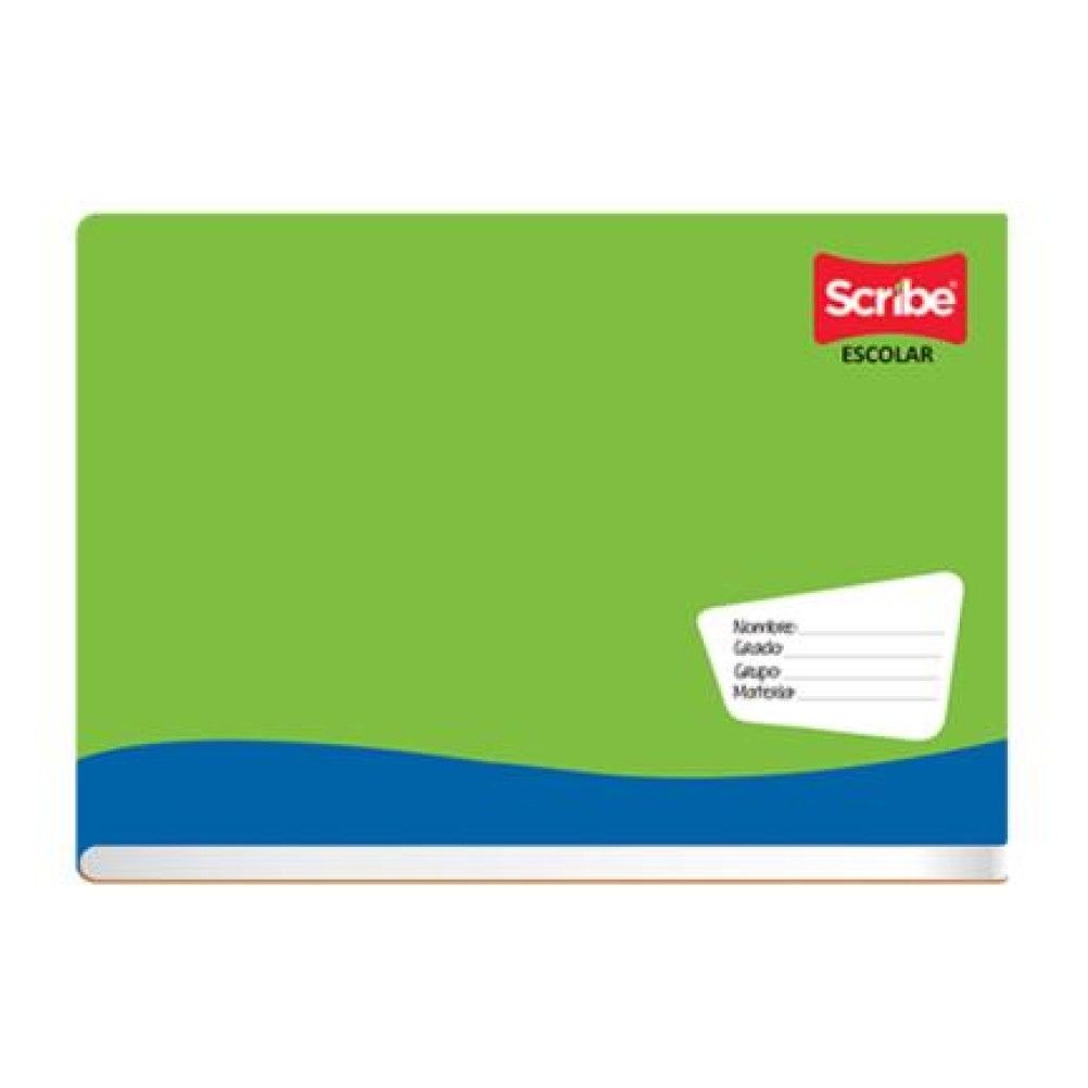 Cuaderno Italiano Escolar Grapado Scribe C5 Cuadro Chico 100 Hojas