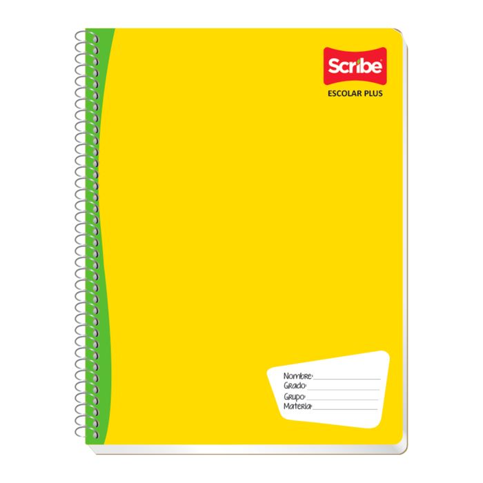Cuaderno Scribe Profesional Escolar Raya 100 Hojas