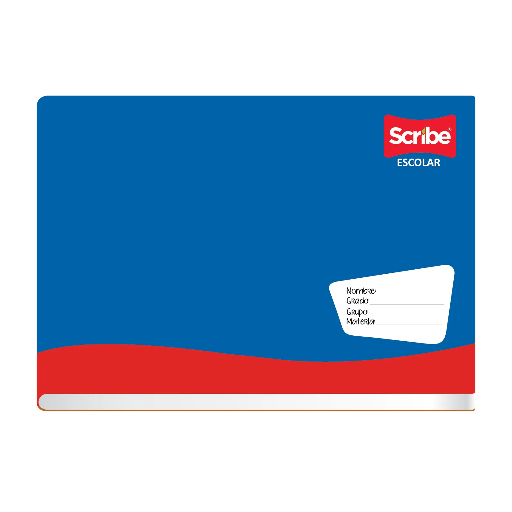 Cuaderno Scribe Grapado Tipo Italiano Pasta Dura Papel Bond Rayado 100 Hoja(s)