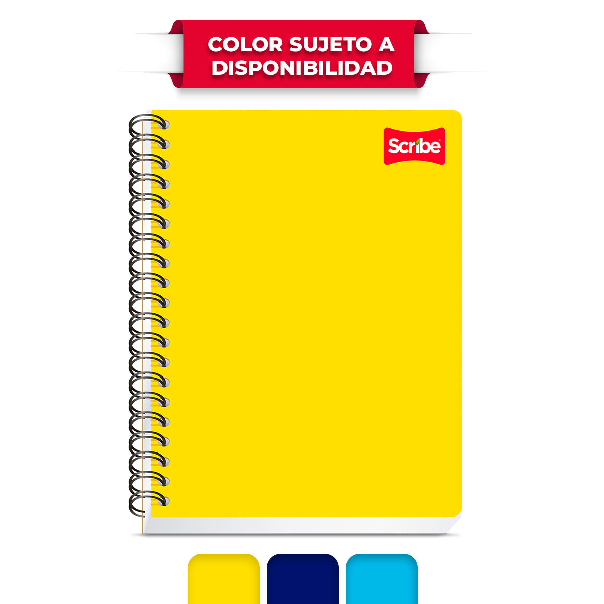 Cuaderno Profesional Scribe Clasico Raya Espiral Doble 200 Hojas