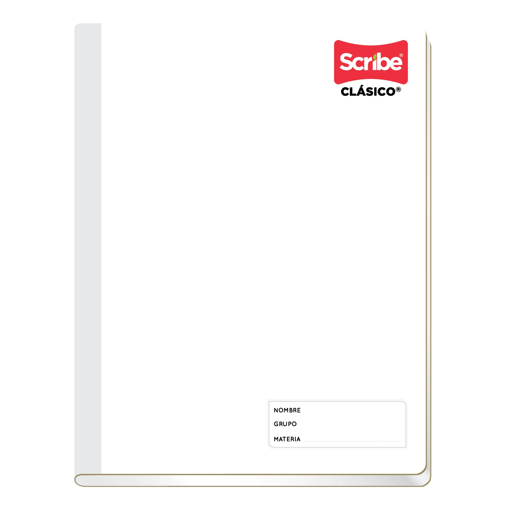 Cuaderno Profesional Cosido Scribe Clasico Doble Raya 100 Hojas