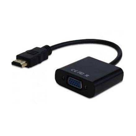 BRobotix Convertidor HDMI Macho - VGA Hembra, Negro