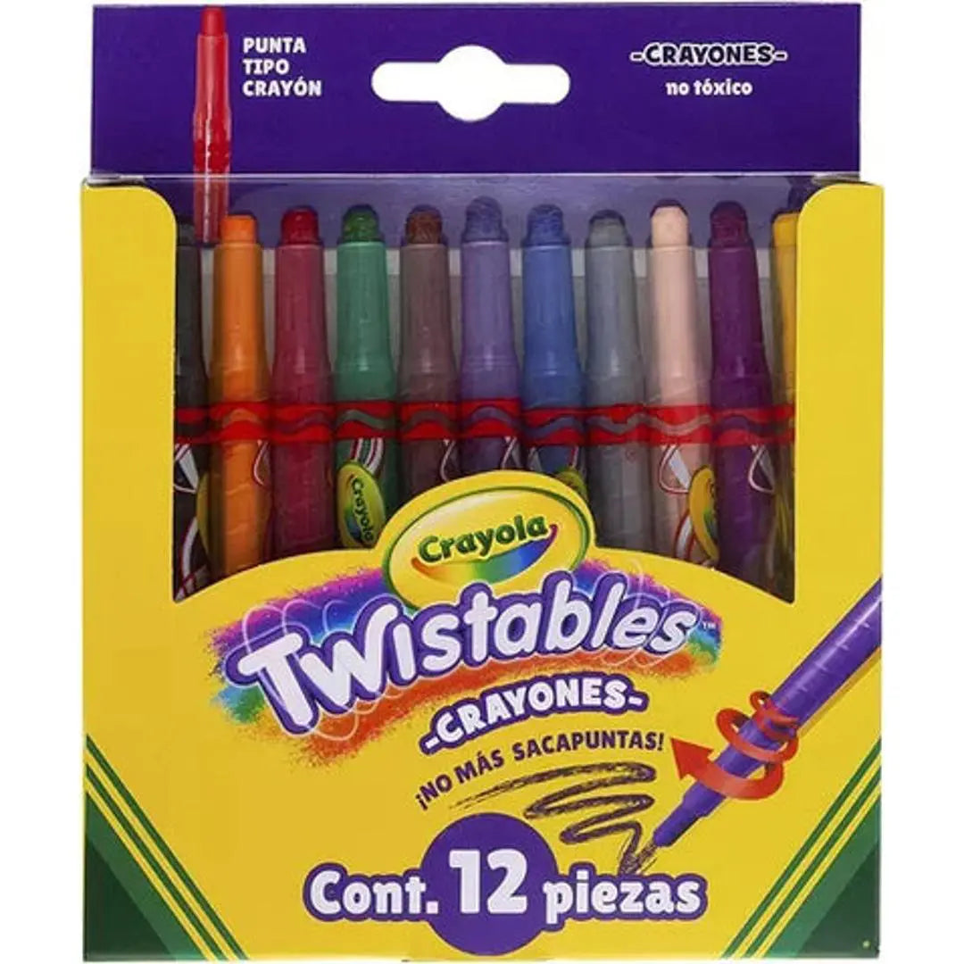 Crayones Twistables Mini Crayola Estuche Con 12 Piezas