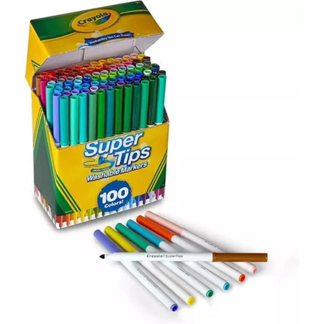 marcadores plumones crayola super tips