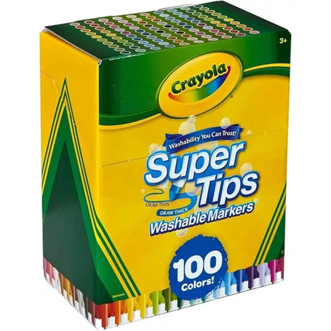 marcadores plumones crayola super tips