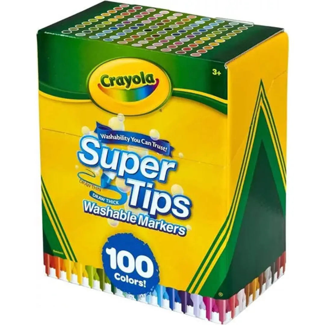 marcadores plumones crayola super tips