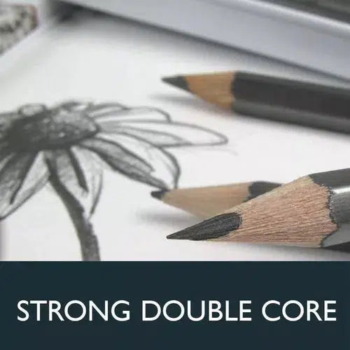 Lápices De Grafito Suaves Derwent Graphic 9b - H 12 Piezas