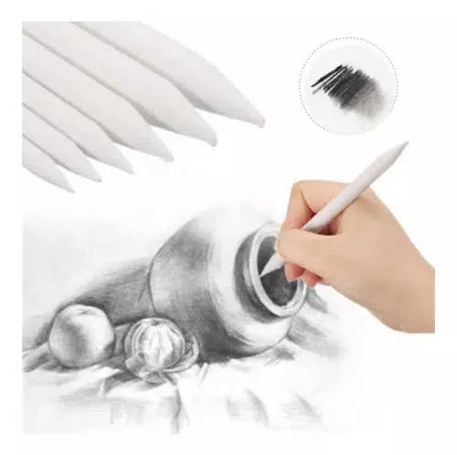 Esfuminos Rodin Atl Para Difuminar Doble Punta #5 Paq. 3 Pzs