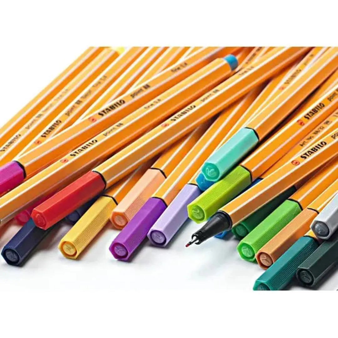 Rotulador Stabilo Point 88 Punta 0.4 Mm Estuche 25 Colores
