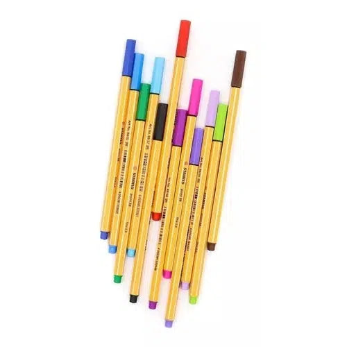 Rotuladores Stabilo Point 88 Mix Colors Estuche 12 Colores