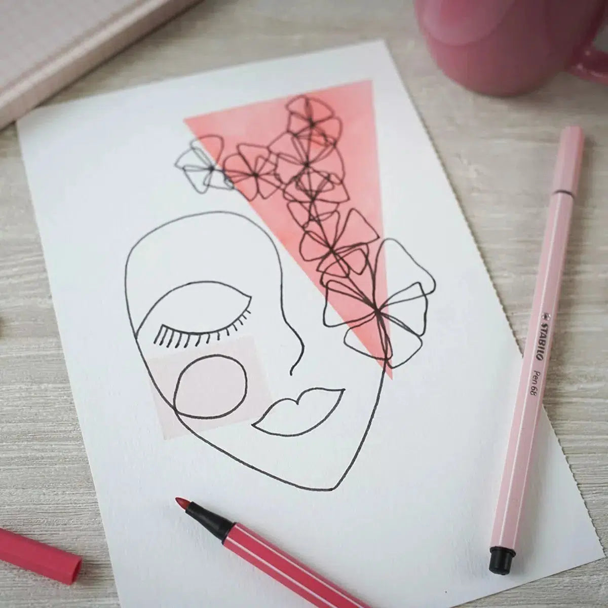 Rotulador Stabilo Pen 68 Pastel 1 Mm Estuche Con 8 Colores