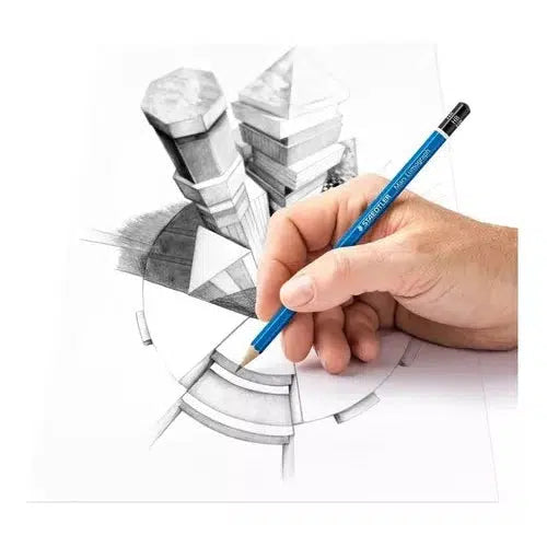 Lápices Para Diseño Mars Lumograph Staedtler Estuche 12 Pzs