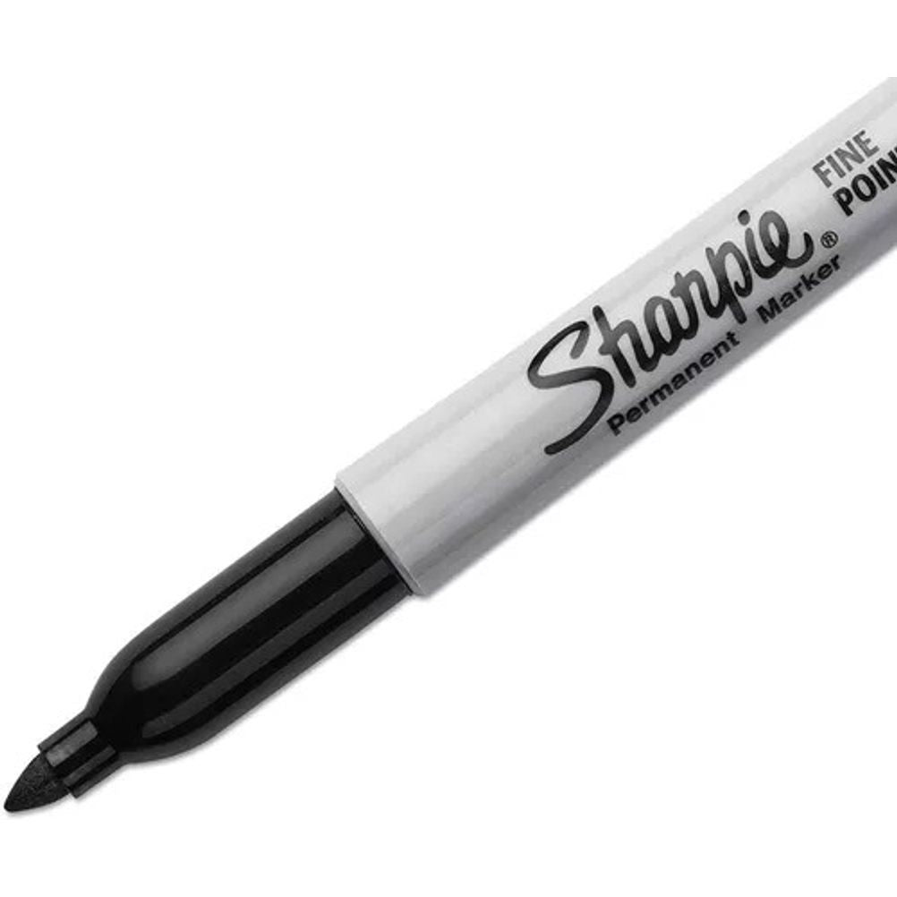 Marcador Permanente Sharpie Punta Fina Color Negro Paquete 14 Pieza(s) .