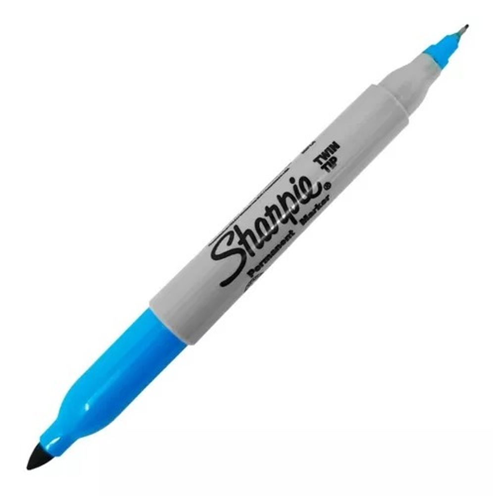 Plumones Sharpie Twin Tip Punta Doble Colores Surtidos 12 Piezas.