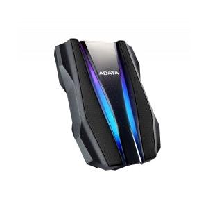 Disco Duro Externo Adata HD770G RGB 2.5", 2TB, USB, Negro, A Prueba de Agua, Polvo y Golpes