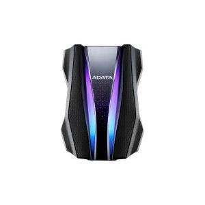 Disco Duro Externo Adata HD770G RGB 2.5", 2TB, USB, Negro, A Prueba de Agua, Polvo y Golpes