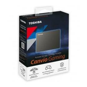 Disco Duro Externo Toshiba Canvio Gaming 2.5", 2TB, USB, Negro - para Mac/PC/PlayStation/Xbox