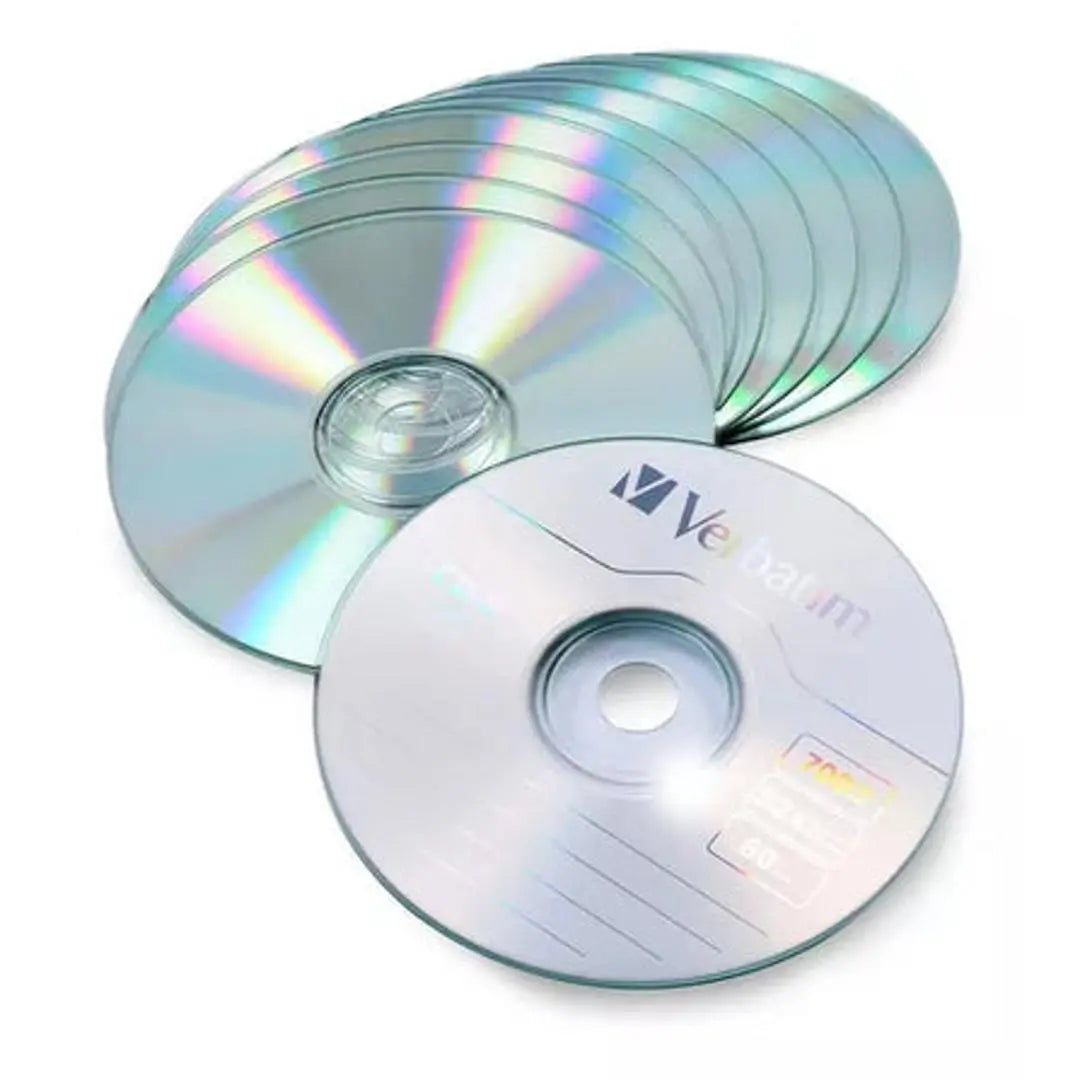 Disco Compacto Cd-r Verbatim 700 Mb 52x 80 Mins 50 Piezas