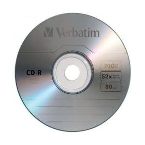 Verbatim Discos Virgenes para CD, CD-R, 52x, 1 Disco (96298)