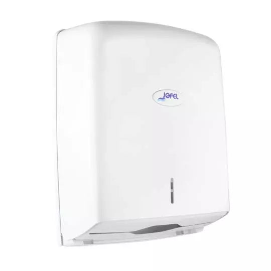 Despachador para colocar papel toallaterdoblada.