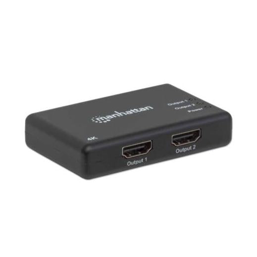 Manhattan Divisor de Video HDMI, 2x HDMI, Negro