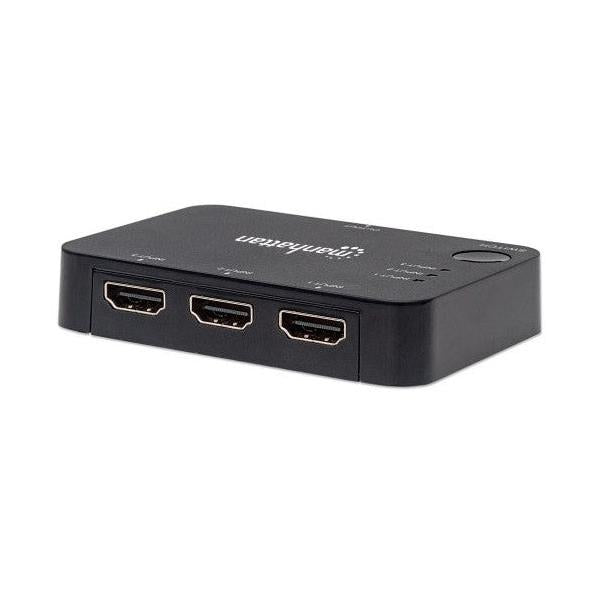 Manhattan Divisor de Video HDMI, 4 Puertos, Negro