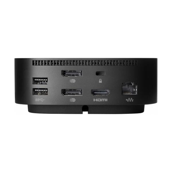 HP Docking Station 5TW10AA USB-C, 4x USB 3.0, 1x USB-C, 1x HDMI/2x DisplayPort/1x RJ-45, Negro