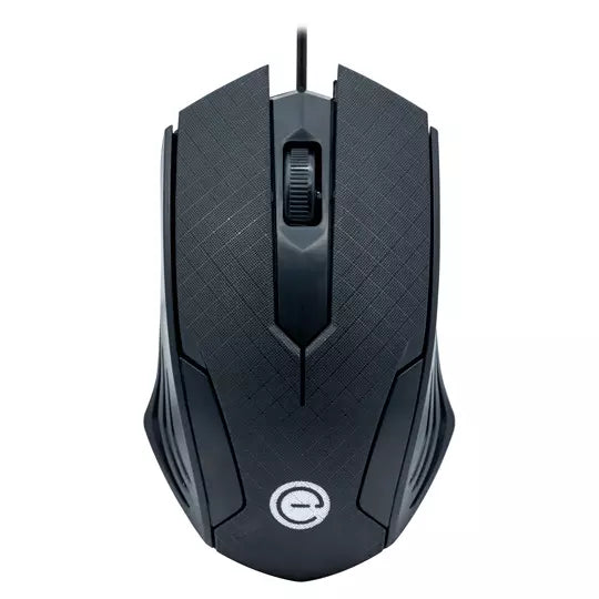 Mouse Easy Line Óptico EL-994121, Alámbrico, USB, 1200DPI, Negro