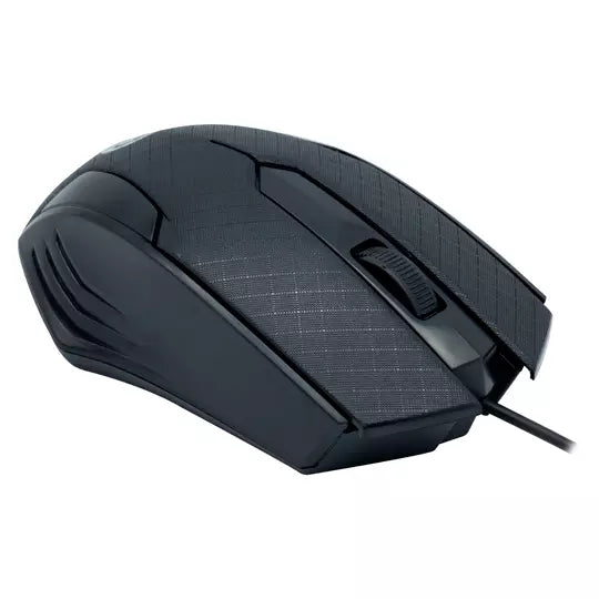 Mouse Easy Line Óptico EL-994121, Alámbrico, USB, 1200DPI, Negro