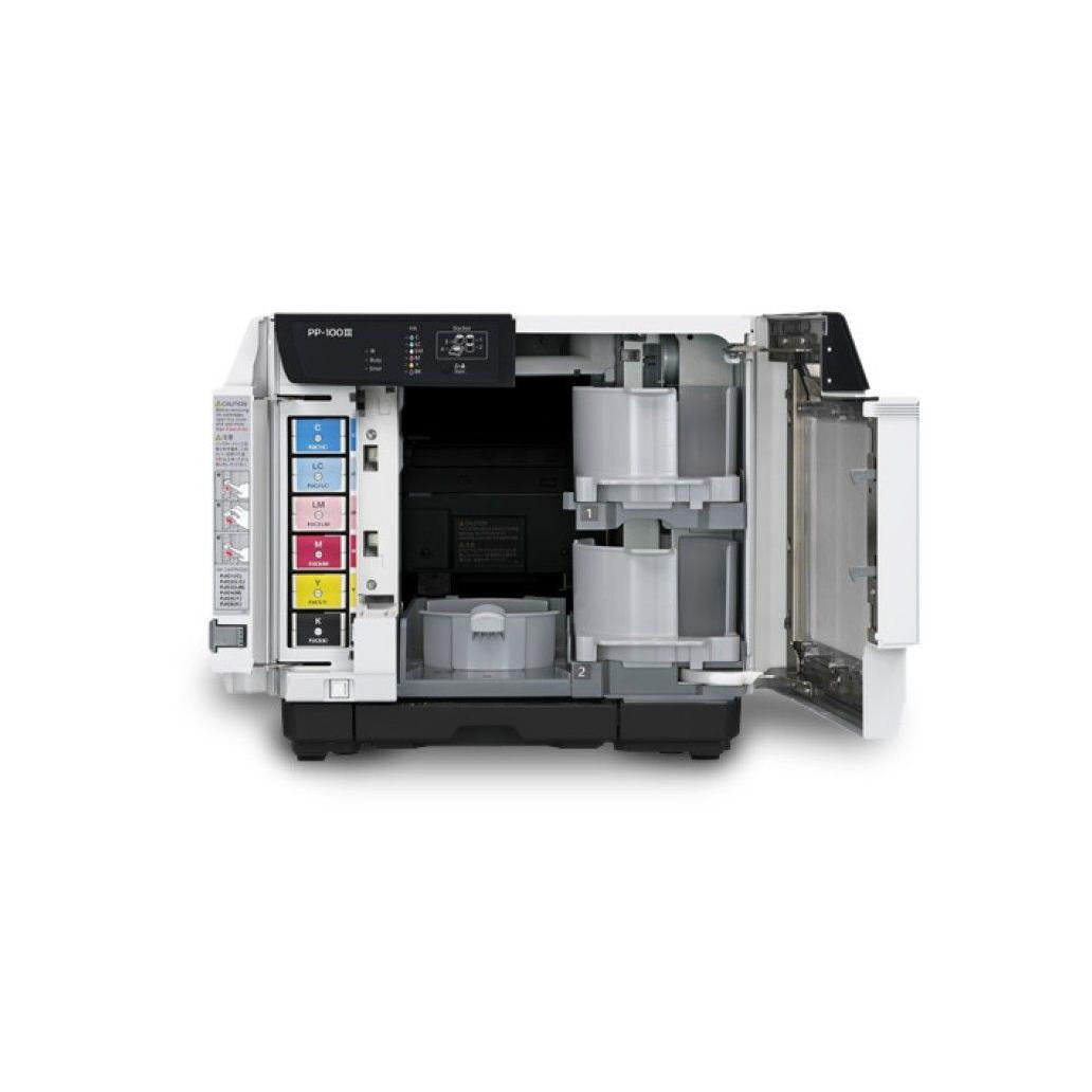 Impresora y productor de discos Epson pp 100iii dye ink 60 discos negro blanco