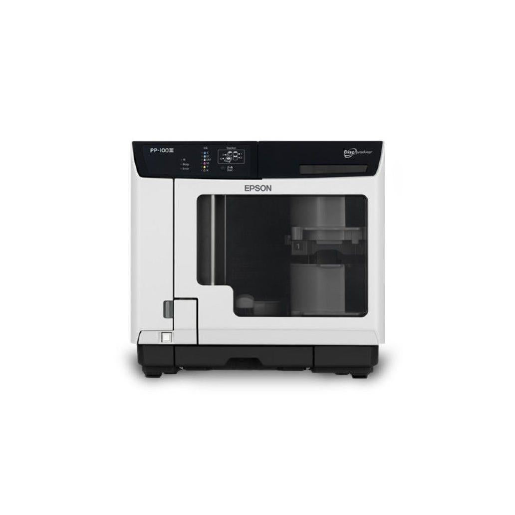 Impresora y productor de discos Epson pp 100iii dye ink 60 discos negro blanco
