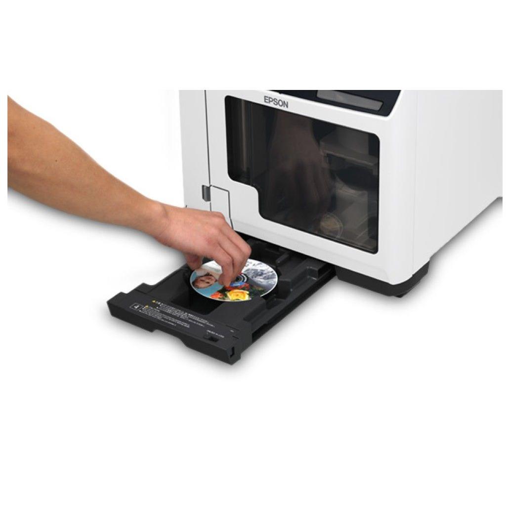 Impresora y productor de discos Epson pp 100iii dye ink 60 discos negro blanco