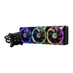 EVGA CLCx 360mm Enfriamiento Líquido para CPU, 3x 120mm, hasta 2580RPM, Negro