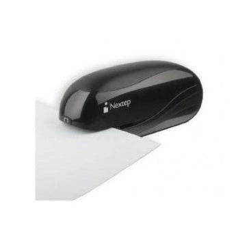 Nextep Engrapadora Eléctrica NE-180, Tira Completa, hasta 25 Hojas, Negro